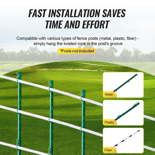 VEVOR 1640Ft 500M Electric Fence Tape Ξιφασκία Polytape Horse Cattle Livestock