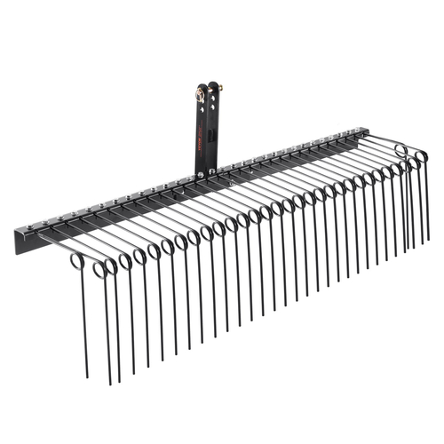 VEVOR Tow Behind Landscape Rake 72&quot; Lan Dethatcher Rake με 32 ατσάλινα δόντια