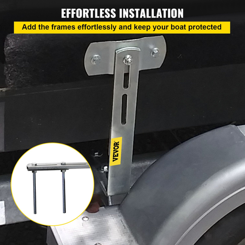 VEVOR Boat Trailer Guide-on Οδηγός ρυμουλκούμενου σχήματος π 48&quot; με σανίδες με μοκέτα