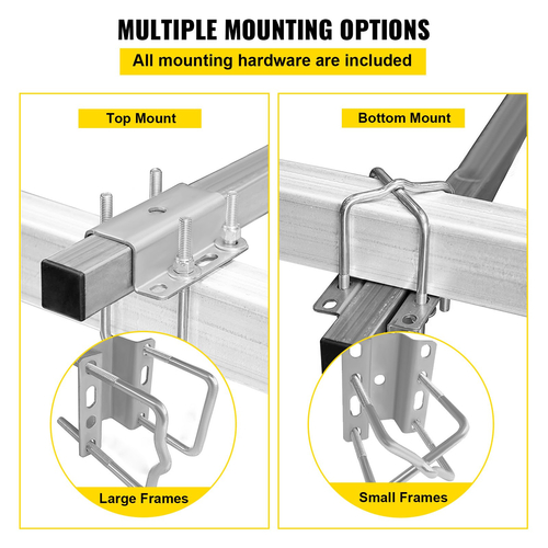 VEVOR Boat Trailer Guide on, 24\&quot;, One Pair Trailer Pontoon Bunk Board Guide, Steel Trailer Guide, Ολόκληρα αξεσουάρ τοποθέτησης περιλαμβάνονται, για σκάφος σκι, ψαρόβαρκα ή ρυμουλκούμενο ιστιοφόρου