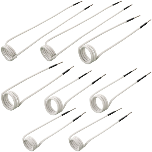 VEVOR Induction Heater Coil Kit 8PCS Πιο χρησιμοποιούμενα πηνία επαγωγικού θερμαντήρα με ποικίλα μήκη, ανθεκτικό στη θερμότητα εργαλείο επαγωγικού θερμαντήρα με ευελιξία και μεγάλη διάρκεια ζωής για αφαίρεση σκουριασμένων μπουλονιών και παξιμαδιών