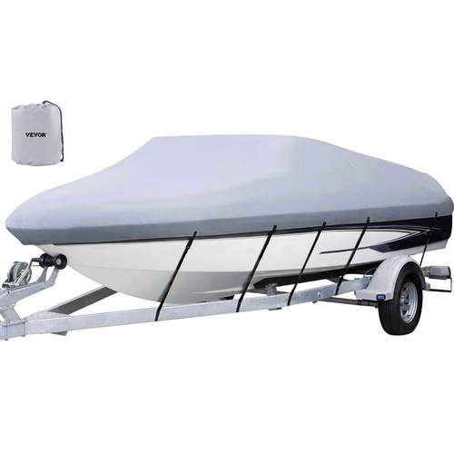 VEVOR 25-28FT Αδιάβροχο κάλυμμα ταχύπλοου σκάφους Heavy Duty Fish Ski V-Hull Marine