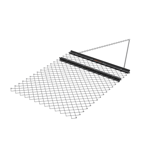 VEVOR Drag Harrow, 4&#039; x 5&#039; ATV Chain Harrow, Q235 Steel UTV Tractor Attachments Field Drag Mat για οριζόντια ισοπέδωση ή προετοιμασία χλοοτάπητα, ρυμουλκούμενος βαθμολογητής σβάρνας για Gravel Driveway, Farm, Field