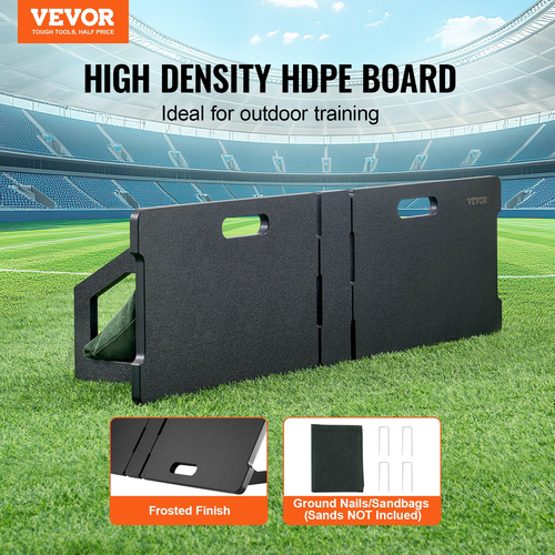VEVOR 45&quot;X13&quot; Soccer Rebounder Board Φορητός τοίχος ποδοσφαίρου με 2 γωνίες Rebound