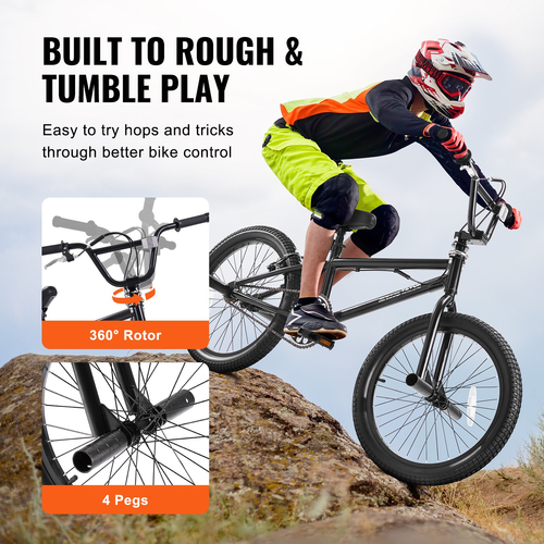 VEVOR 20 ιντσών BMX Bike Freestyle Bike Men Kid BMX Bicycle Πλαίσιο από κράμα αλουμινίου