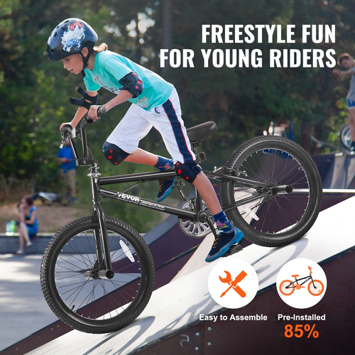 Ποδήλατο VEVOR 20 ιντσών BMX Ποδήλατο ελεύθερου στυλ ανδρών Παιδικό BMX ποδήλατο Hi-Ten Steel πλαίσιο