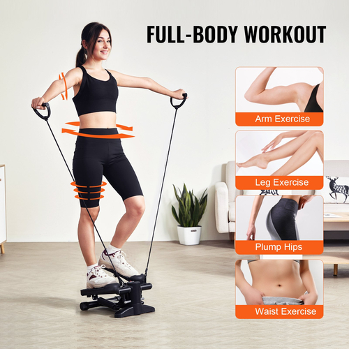 Βήμα σκάλας VEVOR για άσκηση στο σπίτι Mini stepper με ζώνη αντίστασης