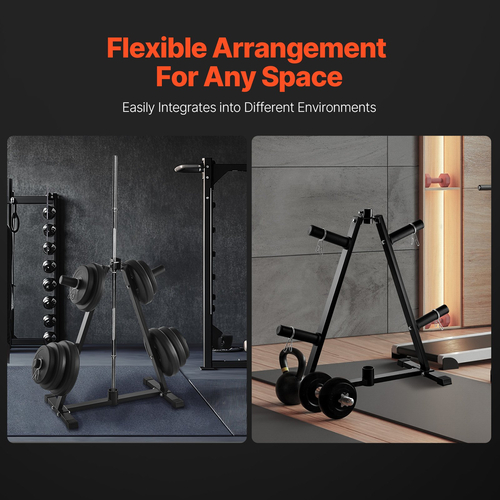 VEVOR Weight Plate Rack Βάρος Plate Tree Home Gym Barbell Storage Stand 2 ιντσών