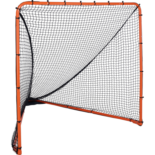 VEVOR Lacrosse Goal, δίχτυ λακρός 6&#039; x 6&#039;, αναδιπλούμενος φορητός εξοπλισμός εκπαίδευσης λακρός αυλής, δίχτυ προπόνησης από χαλύβδινο πλαίσιο, στόχος λακρός γρήγορης και εύκολης εγκατάστασης, ιδανικό για προπόνηση ενηλίκων νέων, πορτοκαλί