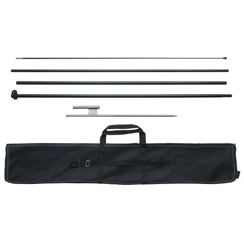 VEVOR Feather Flag Pole Kit Swooper Flag Pole Set 16,3 ft with A Ground Stake