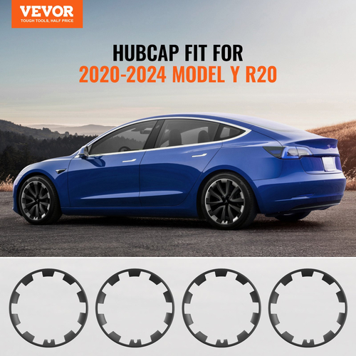 Κάλυμμα στεφάνης τροχού VEVOR 20&quot; για το μοντέλο Y Hubcap με προστατευτική ταινία &amp; οπή ακροφυσίου βαλβίδας