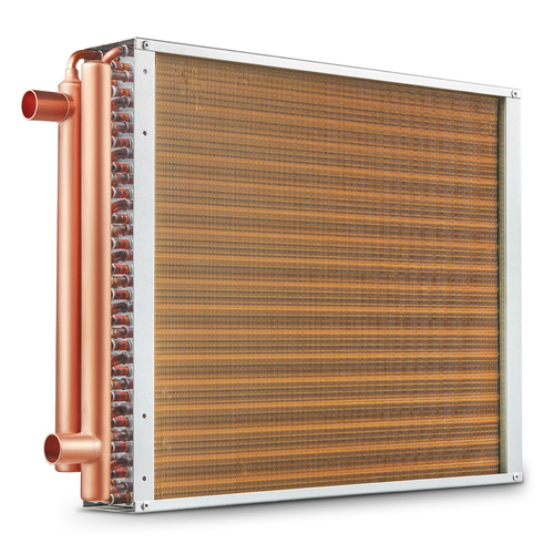 VEVOR 18&quot; x 20&quot; Εναλλάκτης θερμότητας Νερό σε Αέρα 3 σειρές 3/8&quot; Χάλκινες θύρες 242 πτερύγια