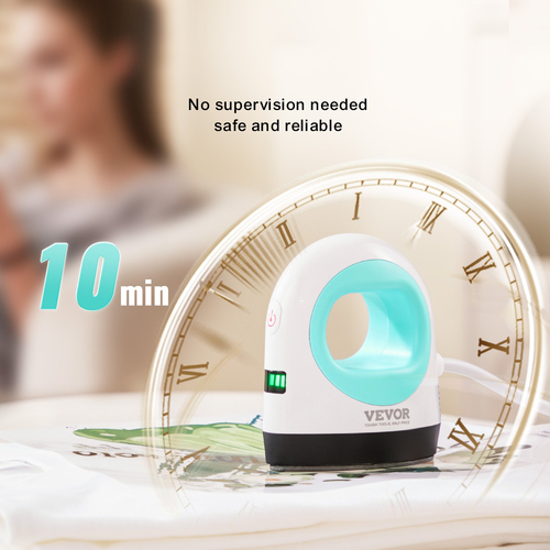 VEVOR Mini Heat Press Machine Μικρό φορητό μηχάνημα μεταφοράς θερμότητας Πράσινο+Λευκό
