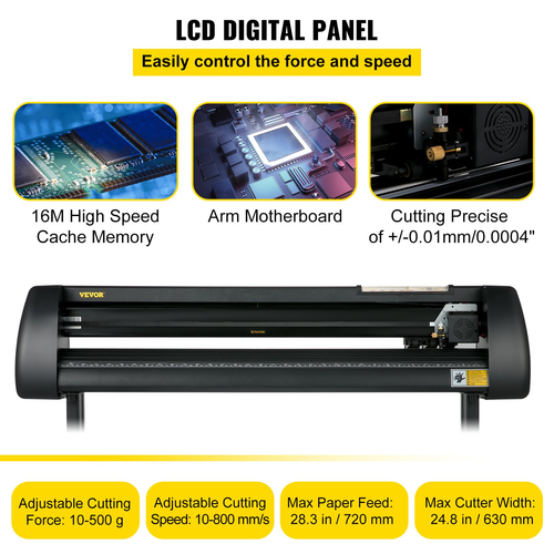 VEVOR 28 ιντσών Vinyl cutter Βάση δαπέδου Vinly Plotter Tool Kit SignMaster
