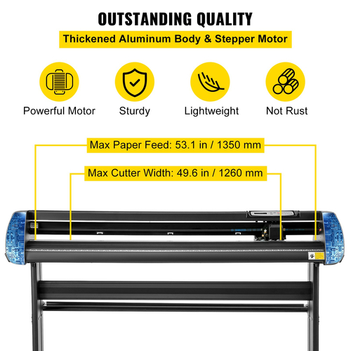 VEVOR Vinyl Cutter 53 Inch Vinyl Cutter Machine with Floor Stand Vinyl Plotter