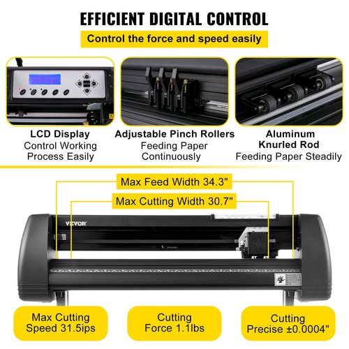 VEVOR 34in Vinyl Cutter Machine Vinyl Plotter SignCut Software για Windows