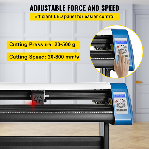 VEVOR 53-ιντσών ημι-αυτόματο περιγράμματος Vinyl Cutter Plotter Εγχειρίδιο τοποθέτησης