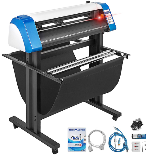 VEVOR 34-ιντσών ημι-αυτόματο περιγράμματος Vinyl Cutter Plotter Εγχειρίδιο τοποθέτησης