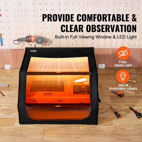 Περίβλημα VEVOR Laser Engraver 31,5 x 31,5 x 19,6&quot; Πυρίμαχο προστατευτικό κάλυμμα