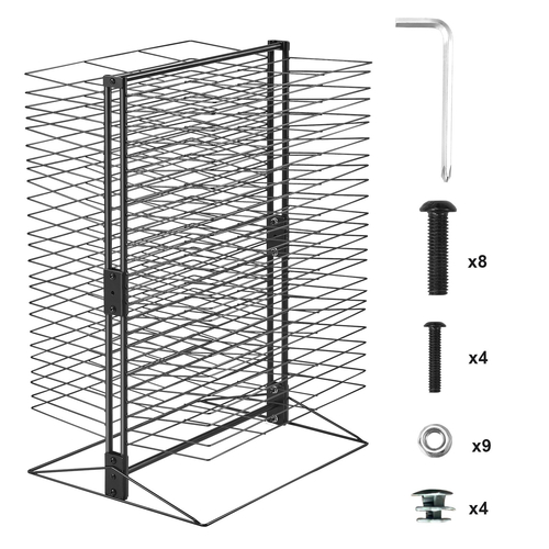 Βάση στεγνώματος VEVOR Art Drying Rack 50 Removable Shelves Painting Rack drying for Classroom