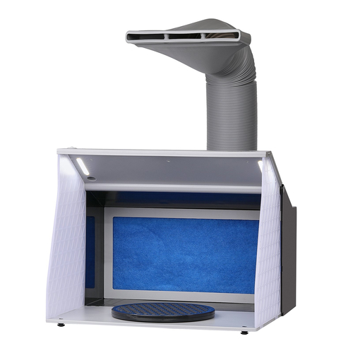 VEVOR Airbrush Booth Spray Portable Hobby Airbrush Paint Spray Booth Dual Fans