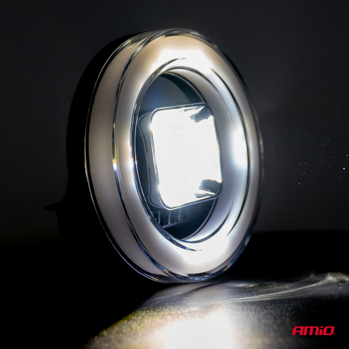 ΠΡΟΒΟΛΕΑΣ ΕΡΓΑΣΙΑΣ ΣΤΡΟΓΓΥΛΟΣ LED 45W 9-36V 8.000lm 6.500K AWL58 AMIO - 1 ΤΕΜ.