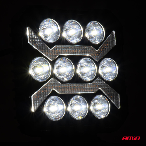 ΠΡΟΒΟΛΕΑΣ ΕΡΓΑΣΙΑΣ ΤΕΤΡΑΓΩΝΟΣ LED 54W 9-36V 10.000lm 6.500K 110x110x38mm AWL68 AMIO - 1 ΤΕΜ.