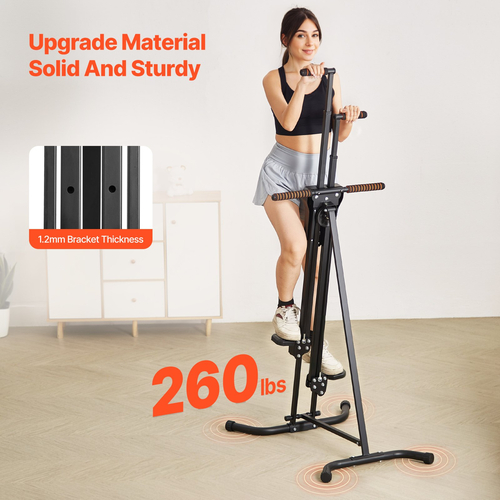 VEVOR Stair Stepper Vertical Home Gym Cardio Climber Folding Workout Άσκηση