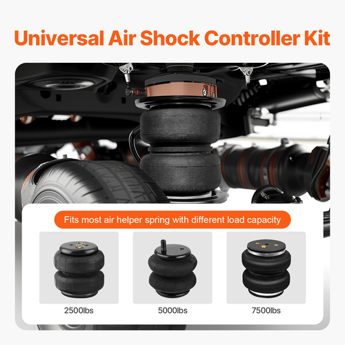 VEVOR Air Shock Controller Kit 100PSI On Board System Air Compressor Single Path