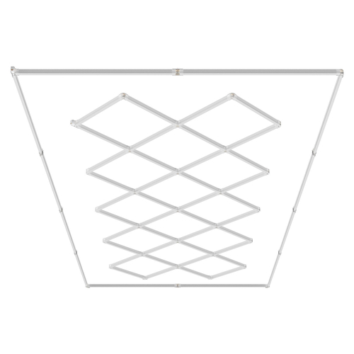 VEVOR τετράγωνα LED φώτα γκαράζ 88000LM 14 πλέγματα Φωτεινό φωτιστικό καταστήματος με λεπτομέρειες αυτοκινήτου