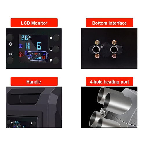 Φορητό αερόθερμο πετρελαίου - 5000W - 12/24V - 508093