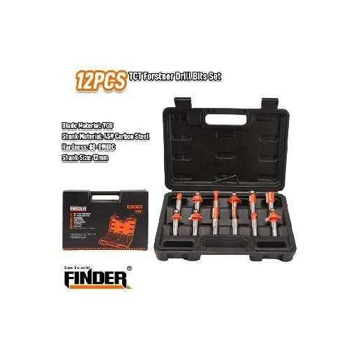 Σετ φρέζες ξύλου για ρούτερ - 12pcs - Φ12mm - Finder - 197748