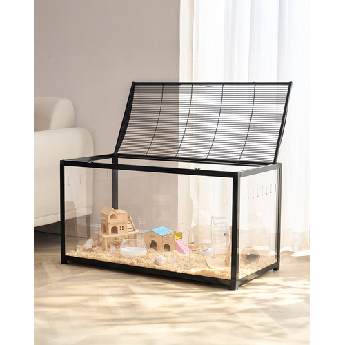VEVOR Hamster Cage Habitat 37,8 in Clear Rodent Gerbil Mice Small Animal House