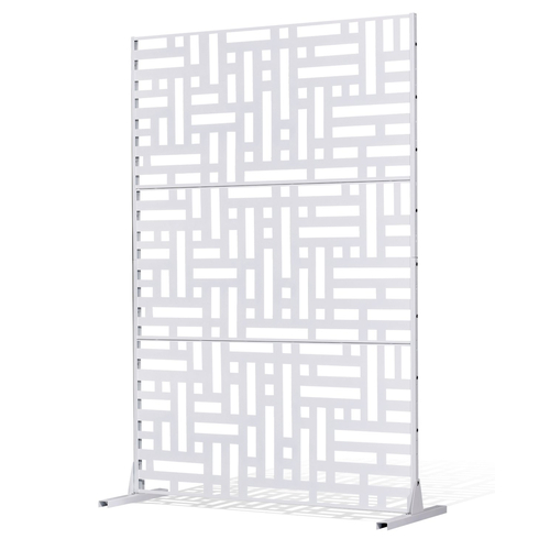 VEVOR Metal Privacy Screen 47&quot; x 76&quot; Εξωτερικές οθόνες &amp; πάνελ απορρήτου Λευκό