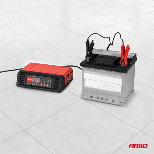 ΦΟΡΤΙΣΤΗΣ ΜΠΑΤΑΡΙΑΣ 6/12V max10A ΨΗΦΙΑΚΟΣ AMIO - 1 τεμ.