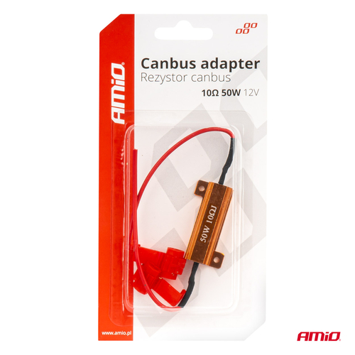 ΑΝΤΙΣΤΑΣΗ CAN-BUS 12V 50W 10Ω (CANCELLER) AMIO - 1 τεμ.