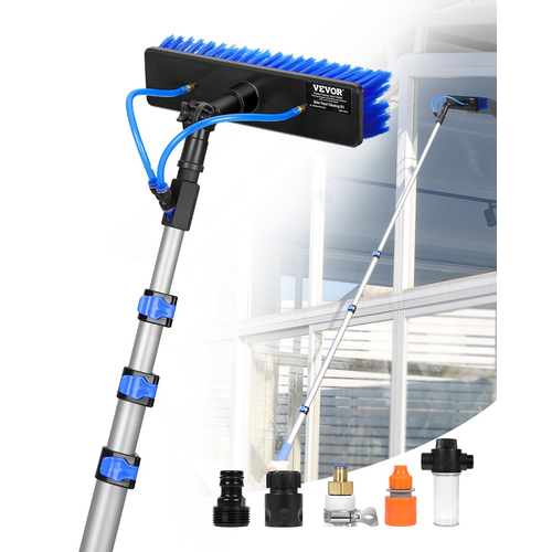 VEVOR Water Fed Pole Kit 3,6m Solar Panel Cleaning Pole with Extentable Handle