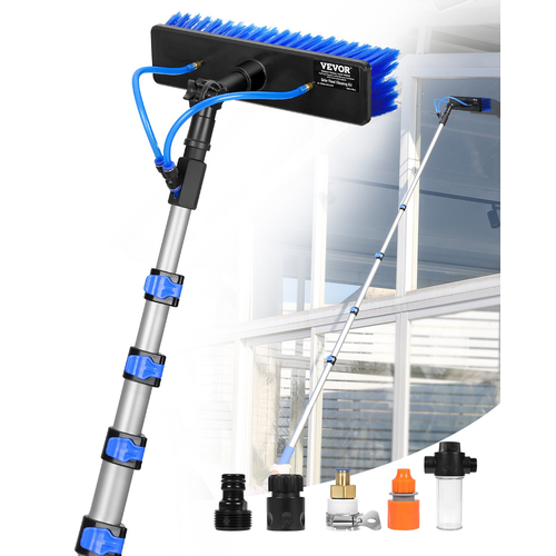 VEVOR Water Fed Pole Kit 7,3m Solar Panel Cleaning Pole with Extendable Handle