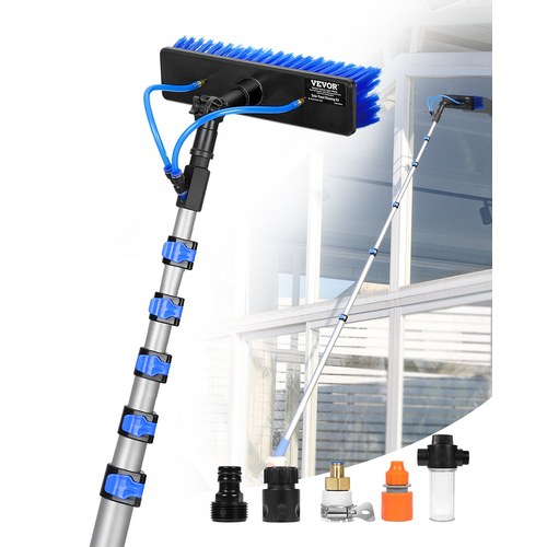 VEVOR Water Fed Pole Kit 11m Solar Panel Cleaning Pole with επεκτεινόμενη λαβή