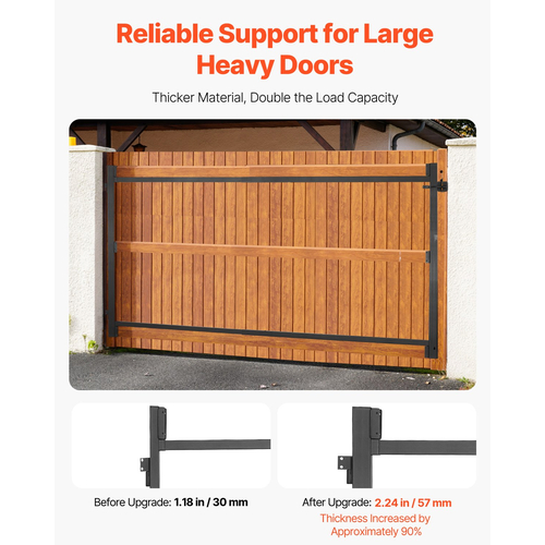 VEVOR Gate Building Kit Ταιριάζει 60 έως 96 σε μεγάλα ανοίγματα 4 έως 5 πόδια ψηλό φράχτη