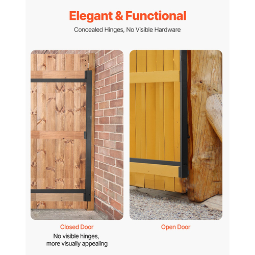 VEVOR Gate Building Kit Ταιριάζει 60 έως 96 σε μεγάλα ανοίγματα 4 έως 5 πόδια ψηλό φράχτη