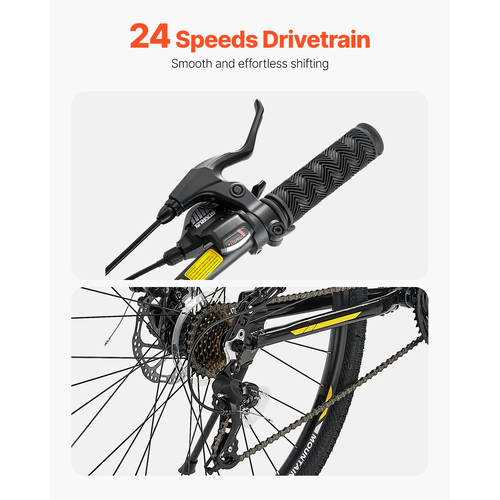 VEVOR 29" Mountain Bike MTB Bicycle 24 Speed ​​Full Suspension Διπλά Δισκόφρενα