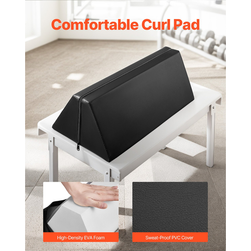 VEVOR Preacher Curl Pad Φορητό Βάρος Εξάρτημα για μπούκλες δικέφαλου βραχίονα για το σπίτι Γυμναστήριο