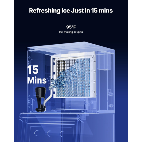 VEVOR Commercial Ice Maker 550 lbs/Day Self-Cleaning Ice Machine - Head Only