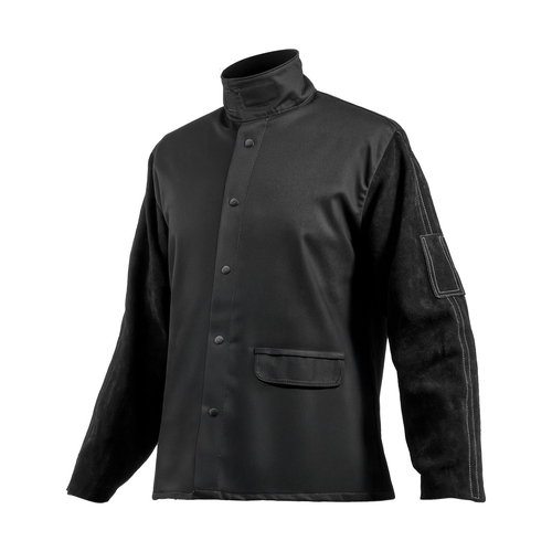 VEVOR FR Μπουφάν συγκόλλησης XXL Size Heavy Duty Δέρμα αγελάδας & 9oz FR βαμβάκι