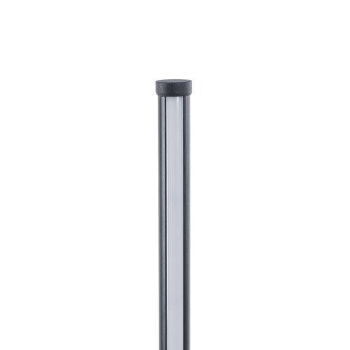GloboStar® DALUMA 60470 Επιδαπέδιο Φωτιστικό LED CCT 24W 2640lm 200° AC 220-240V - Εναλλαγή Φωτισμού μέσω On/Off All In One Ψυχρό 6000k+Φυσικό 4500k+Θερμό 2700k Μ18 x Π18 x Υ160cm - Μαύρο - 3 Χρόνια Εγγύηση
