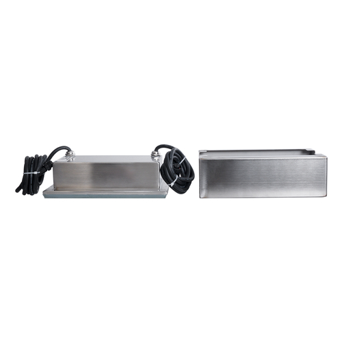 GloboStar® CYBOLITHOS 60952 Χωνευτό Φωτιστικό Σποτ Δαπέδου LED 4W 400lm 120° DC 24V Αδιάβροχο IP68 IK06 Μ20 x Π10 x Υ8cm Μπλε Dimmable - Tempered Γαλακτερό Γυαλί & Ανοξείδωτο Ατσάλι - Bridgelux Chip - 3 Χρόνια Εγγύηση