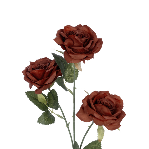 GloboStar® Artificial Garden RED CLIMBING ROSE BRANCH 21196 Τεχνητό Διακοσμητικό Κλαδί Τριαντάφυλλο Κόκκινο Y66cm