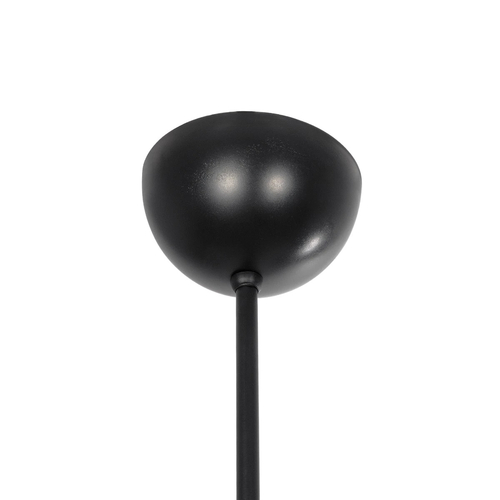 GloboStar® GATSBY 203-0006 Vintage Κρεμαστό Φωτιστικό Σχοινί Τρίφωτο 3 x E27 IP20 Μαύρο Μέταλλο με Μπεζ Σχοινί - Μ60 x Π28 x Υ22cm