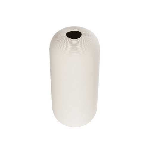 GloboStar® Artificial Garden BLANCO 21247 Διακοσμητική Κεραμική Γλάστρα Γκρι Π18 x Μ18 x Υ16 cm